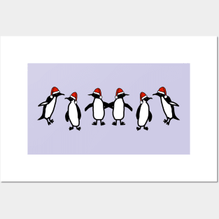 Penguin Christmas Party Posters and Art